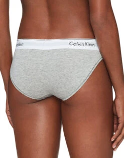 Calvin Klein Women Cotton Modern Bikini F3787 10 Calvin Klein Women Cotton Modern Bikini F3787 -Freshpair Lingerie Store CKW F3787 Grey Heather 020 B 2