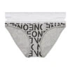 Calvin Klein CK One Cotton Bikini 2-Pack QD3789 -Freshpair Lingerie Store CKW QD3789 WhiteStencilOne GreyHeather 921 B 1