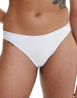 Calvin Klein CK One Cotton Bikini 2-Pack QD3789 -Freshpair Lingerie Store CKW QD3789 WhiteStencilOne GreyHeather 921 B 10