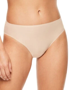 Chantelle Soft Stretch One Size Seamless Hi-Cut Brief 1067 -Freshpair Lingerie Store Chantelle 1067 Nude B 1