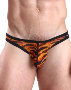 Cocksox Mesh Brief Tiger CX01ME -Freshpair Lingerie Store Cocksox CX01ME Tiger
