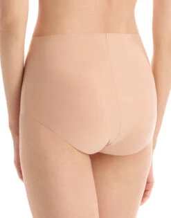 Commando Butter High Rise Brief Panty HRP04 -Freshpair Lingerie Store Commando HRP04 Beige B 1