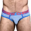 Andrew Christian Hampton Stripe Brief W/ Almost Naked 92298 -Freshpair Lingerie Store Dec 92298Brief01