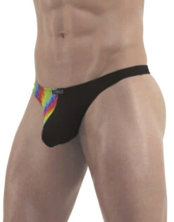 Ergo Wear X3D Original Thong EW0755 -Freshpair Lingerie Store ErgoWear EW0755 Rainbow B 3