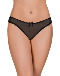 Exposed Mesh 3-Pack Panties G3PK112 11 Exposed Mesh 3-Pack Panties G3PK112 -Freshpair Lingerie Store Exposed G3PK112 Black B 4