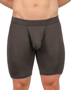 Obviously EliteMan 9 Inch Boxer Brief F01 -Freshpair Lingerie Store F01 1B Front