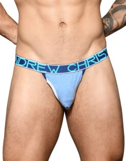 Andrew Christian Fly Jock W/ Almost Naked 92364 -Freshpair Lingerie Store Feb 92364Jock Blue06
