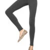 HUE Ultra Leggings With Wide Waistband U12665 -Freshpair Lingerie Store HUE 12665 Graphite Heather B