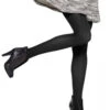 HUE Opaque Sheer To Waist Pantyhose 4689 -Freshpair Lingerie Store HUE 4689 Black B