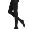 HUE Super Opaque Tight With Control Top 6620 -Freshpair Lingerie Store HUE 6620 Black B