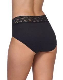 Hanky Panky Cotton With A Conscience French Brief 892461 -Freshpair Lingerie Store Hanky Panky 892461 Black B