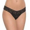 Hanky Panky Signature Stretch Lace Petite Low Rise Thong 4911XS -Freshpair Lingerie Store Hanky Panky 4911XS Black B