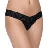 Hanky Panky Cotton With A Conscience Low Rise Thong 891581 -Freshpair Lingerie Store Hanky Panky 891581 Black B