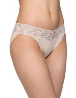Hanky Panky Cotton With A Conscience V-Kini 892201 -Freshpair Lingerie Store Hanky Panky 892201 Chai B