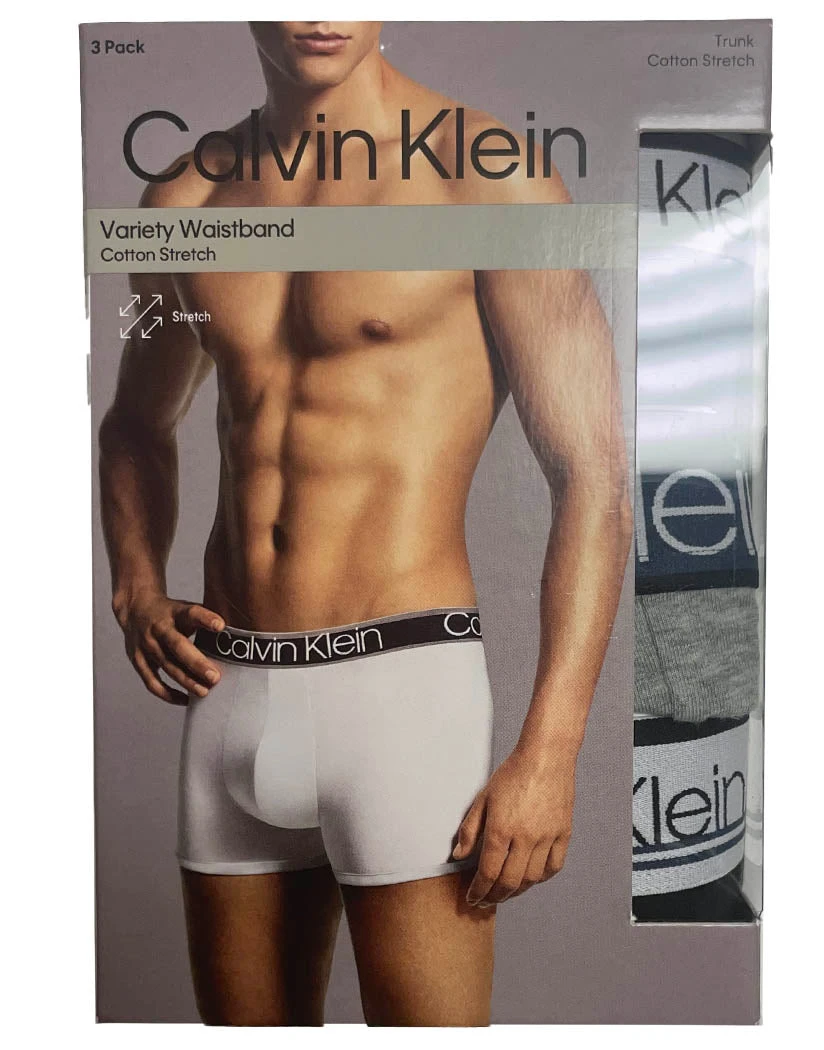 Calvin Klein WB Cotton Stretch Trunk Variety Pack NP2312O 4 Calvin Klein WB Cotton Stretch Trunk Variety Pack NP2312O - Image 2