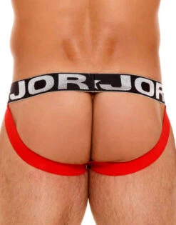 JOR Match Jockstrap 1719 -Freshpair Lingerie Store JOR 1719 Red 2