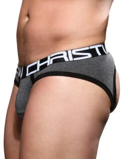 Andrew Christian Show-It Locker Room Jock 92088 -Freshpair Lingerie Store Jul 92088Jock Charcoal03