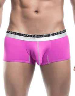 Malebasics Men's Ergonomic Pouch Trunk MBE01 -Freshpair Lingerie Store MBE01 HotPink 1