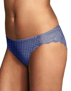 Maidenform Comfort Devotion Lace Back Tanga 40159 33 Maidenform Comfort Devotion Lace Back Tanga 40159 -Freshpair Lingerie Store Maidenform 40159 C5T Navy WWhite Dot B