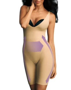 Maidenform Flexees Instant Slimmer Firm Control Singlet FL2556 8 Maidenform Flexees Instant Slimmer Firm Control Singlet FL2556 -Freshpair Lingerie Store Maidenform 2556 Body Beige F 3
