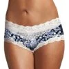 Maidenform Cheeky Lace Hipster 40823 2 Maidenform Cheeky Lace Hipster 40823 -Freshpair Lingerie Store Maidenform 40823 Denim Water Flower B