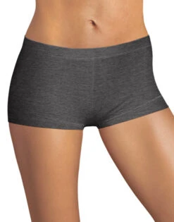 Maidenform Dream Tailored Cotton Boyshort DM0002 -Freshpair Lingerie Store Maidenform DM0002 Charcoal Heather B