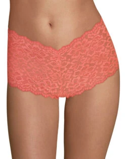 Maidenform Sexy Must Haves Lace Cheeky Boyshort DMCLBS -Freshpair Lingerie Store Maidenform DMCLBS Coral Punch B copy