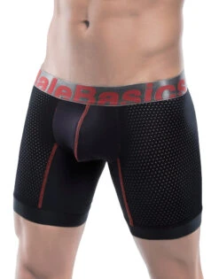 Malebasics Titanium +Fit Boxer Brief MBP01 -Freshpair Lingerie Store Malebasics MBP01 Black B 2