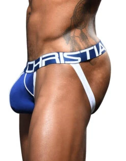 Andrew Christian Show-It Jock 92394 -Freshpair Lingerie Store Mar 92394Jock Blue03