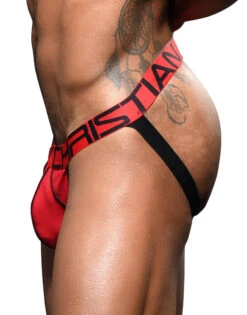 Andrew Christian Show-It Jock 92394 -Freshpair Lingerie Store Mar 92394Jock Red03