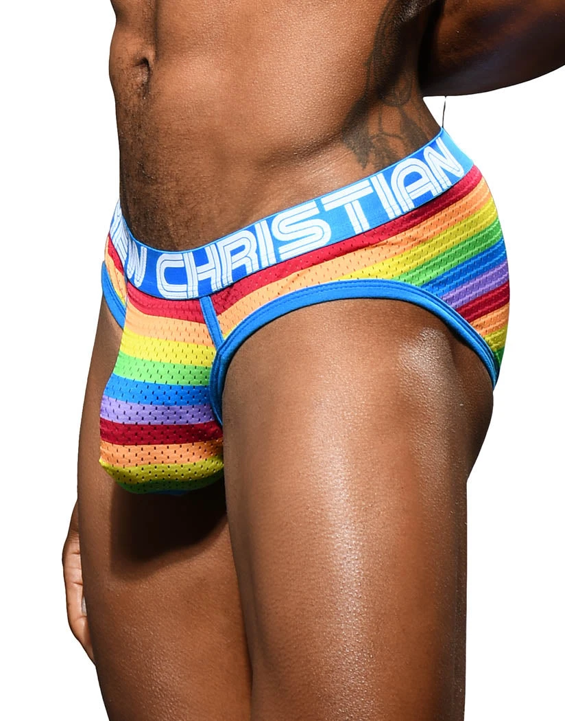 Andrew Christian Pride Mesh Brief W/ Almost Naked 92399 4 Andrew Christian Pride Mesh Brief W/ Almost Naked 92399 - Image 2