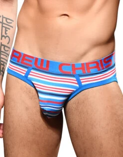 Andrew Christian Shore Stripe Brief W/ Almost Naked 92406