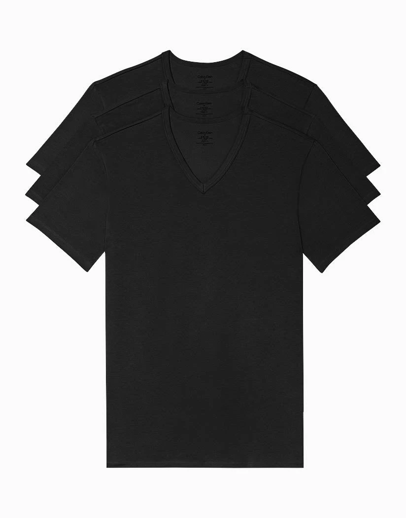Calvin Klein Men 3 Pack Cotton Stretch Wicking V-neck NB2799 4 Calvin Klein Men 3 Pack Cotton Stretch Wicking V-neck NB2799 - Image 2