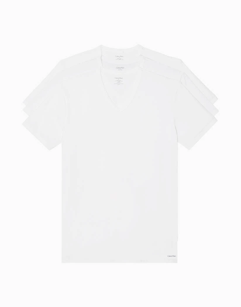 Calvin Klein Men 3 Pack Cotton Stretch Wicking V-neck NB2799 3 Calvin Klein Men 3 Pack Cotton Stretch Wicking V-neck NB2799