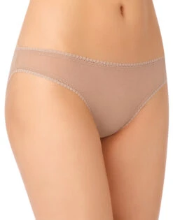 On Gossamer Mesh Hip Bikini 3202 -Freshpair Lingerie Store OnGossamer 3202 Mocha B 1