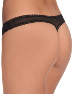 On Gossamer Mesh Hip-G 3 Pack Thong 3512P3 -Freshpair Lingerie Store OnGossamer 3512 Black B
