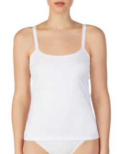 On Gossamer Pima Cotton Reversible Camisole 1427 16 On Gossamer Pima Cotton Reversible Camisole 1427 -Freshpair Lingerie Store On Gossamer 1427 White F 1