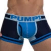 PUMP! Men's Touchdown True Blue Low Rise Cotton Mesh Trunk 11056 -Freshpair Lingerie Store PUMP 11056 Blue B 1