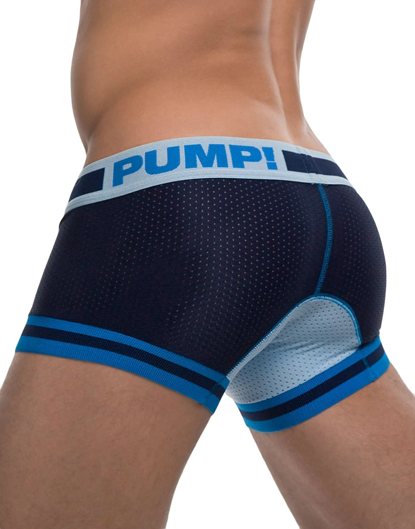 PUMP! Men's Touchdown True Blue Low Rise Cotton Mesh Trunk 11056 4 PUMP! Men's Touchdown True Blue Low Rise Cotton Mesh Trunk 11056 - Image 2