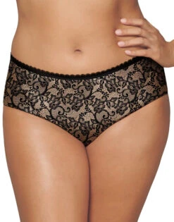 Playtex Incredibly Smooth Cheeky Hipster PSCHHL -Freshpair Lingerie Store Playtex PSCHHL Black Nude Lace Print B