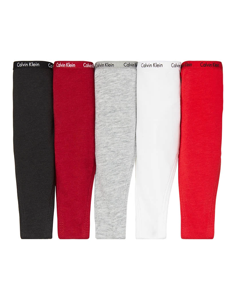 Calvin Klein Women Signature Cotton 5-Pack Thong QD3712 4 Calvin Klein Women Signature Cotton 5-Pack Thong QD3712 - Image 2