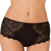 Simone Perele Caresse High Waist Brief 12A770 -Freshpair Lingerie Store Simone Perele 12A770 Black B 1