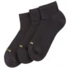 HUE 3 Pack Air Cushion Quarter Top Sock 1 HUE 3 Pack Air Cushion Quarter Top Sock -Freshpair Lingerie Store U12800 HUE air cushion quarter top 3 pack black pack