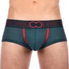 2eros Deep Abyss Tatarus Moisture Wicking Mesh Trunk Underwear U3144DA -Freshpair Lingerie Store U3644DA F 1