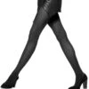 HUE Opaque Tight With Control Top 4690 -Freshpair Lingerie Store U4690 HUE Opaque Tights with Control Top black 1
