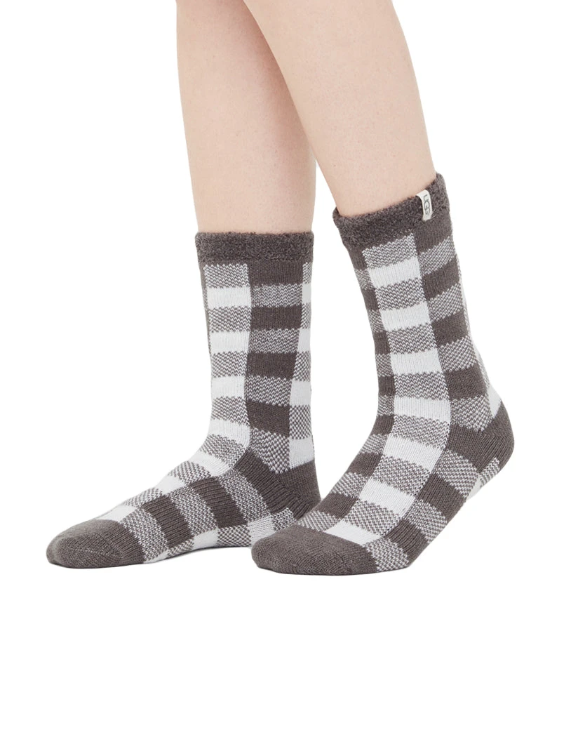 UGG Women Vanna Check Fleece Lined Sock 1097711 4 UGG Women Vanna Check Fleece Lined Sock 1097711 - Image 2