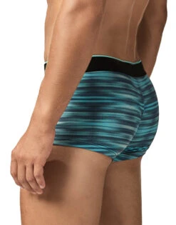 Papi Microflex Brazilian Trunks 2-Pack UMPA026 -Freshpair Lingerie Store UMPA026 AquaSpaceDyeBlackBeauty 2Pack 3