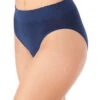 Vanity Fair No Pinch, No Show Hi Cut Seamless Brief 13171 -Freshpair Lingerie Store Vanity Fair 13171 Ghost Navy Lace B 1 1