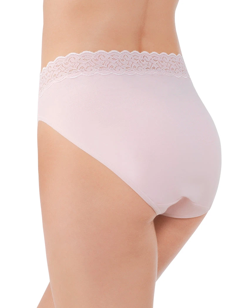 Vanity Fair Flattering Lace Cotton Stretch Hi Cut Brief 13395 6 Vanity Fair Flattering Lace Cotton Stretch Hi Cut Brief 13395 - Image 4