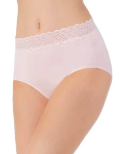 Vanity Fair Flattering Lace Cotton Brief 13396 -Freshpair Lingerie Store Vanity Fair 13396 Sheer Quartz B